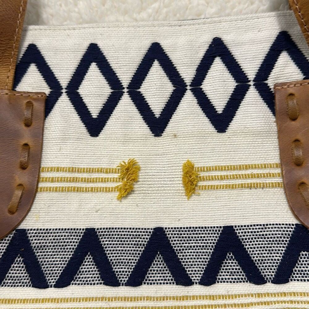 Noonday Collection Aventura Woven and Leather Tote Bag - Picture 7 of 13